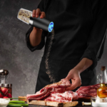 Pimentero automático por gravedad con luz led
