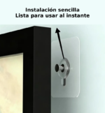 Tornillos ganchos adhesivos x 6 terminación plana - Imagen 4