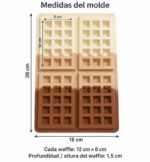 Molde de Silicona para Waffles - Imagen 5