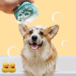 Esponja dosificadora de baño para mascotas