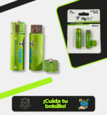 Pilas recargables USB AA X 2 - Imagen 7