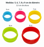 Cortantes redondos reversibles x 5 - Imagen 4