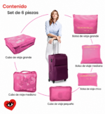 Kit organizador de valijas x 6 - Imagen 4