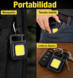 Mini linterna llavero led multifunción - Imagen 4