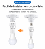 Porta lamparas con sensor de movimiento - Imagen 3