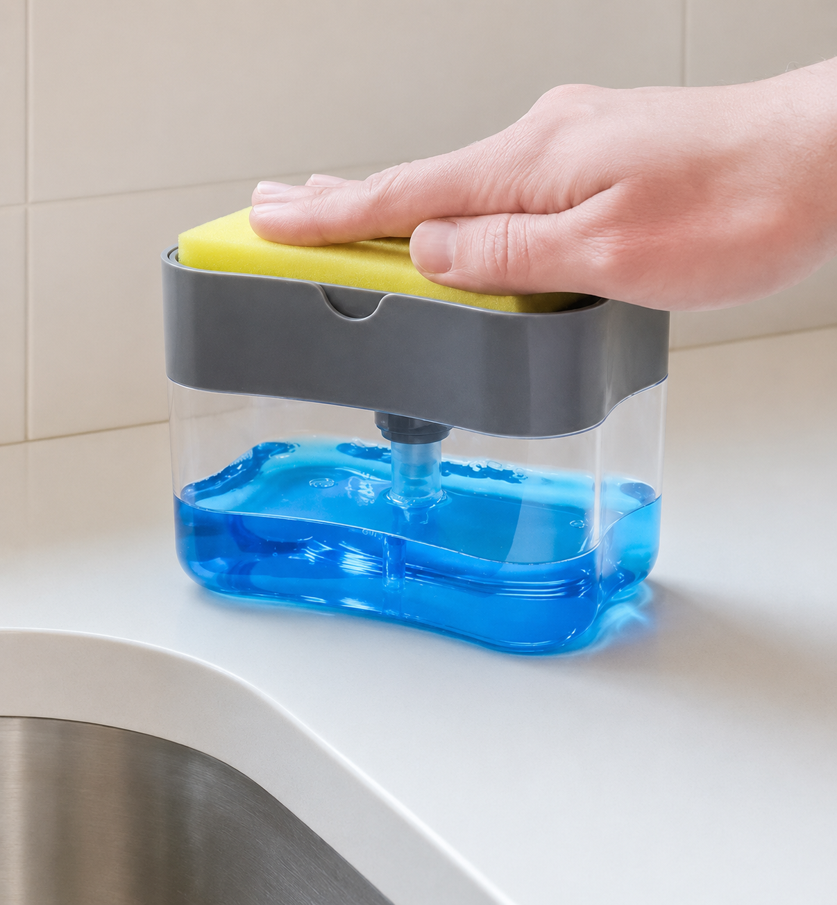 ChatGPT Image 9 ago 2026, 19_35_26 (2) Porta esponja con dispenser - Imagen 1