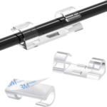 Set organizadores de cables adhesivos x 16 grandes