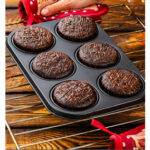Molde muffin x 6 Grey