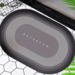 Alfombra superabsorbente oval