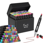 Set marcadores doble punta en estuche