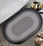 Alfombra superabsorbente oval