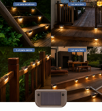 Set x 4 led escaleras carga solar - Imagen 2