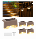 Set x 4 led escaleras carga solar - Imagen 4