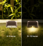 Set x 4 led escaleras carga solar - Imagen 7