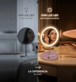 Espejo Beauty touch led 3 tonos de luz - Imagen 3