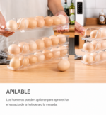 Huevera de acrílico apilable - Imagen 7