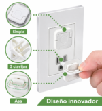Tapa enchufes de seguridad x 24 (3 patas) - Imagen 3