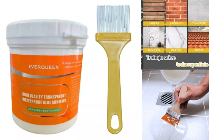 Sellador impermeable transparente 300 g