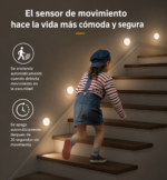 Luz LED Sensor Movimiento | 3 Tonos y Dimmer | Recargable USB - Imagen 7