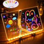 Pizarra luminosa con marcadores 30 x 40 GRANDE