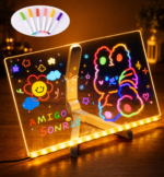 Pizarra luminosa con marcadores 30 x 40 GRANDE