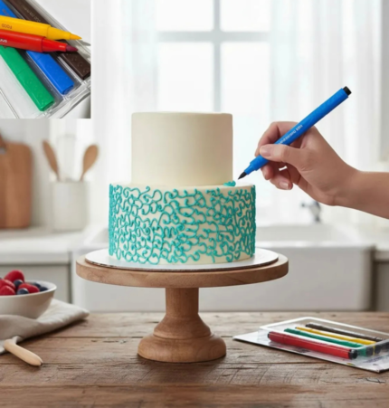 Marcadores Comestibles de Tinta Alimentaria (Set x5)