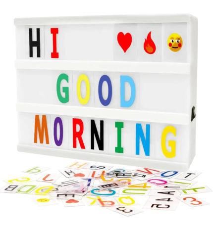 Cinebox Cartel Luminoso Letras de Color