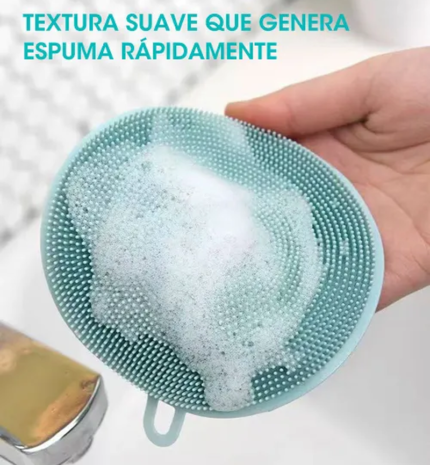 Esponja de Silicona Antibacteriana Pack x2