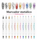 Marcadores para Uñas Doble Punta x12 - Imagen 2