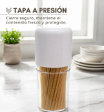 Frasco Contenedor Alto para Fideos y Spaghetti - Imagen 4