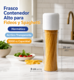 Frasco Contenedor Alto para Fideos y Spaghetti