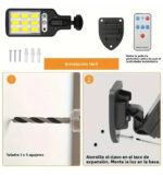 Reflector Solar LED Chico con Sensor y Control Remoto - Imagen 5