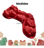 Molde de Silicona Navideño Bota - 7 Cavidades - Imagen 5