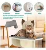 Rascador Autoadhesivo Protector para Gatos 60x60 cm - Imagen 6