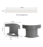 Sujetadores de sábanas esquineros pack x 4 - Imagen 7
