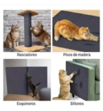 Rascador Autoadhesivo Protector para Gatos 60x60 cm - Imagen 7