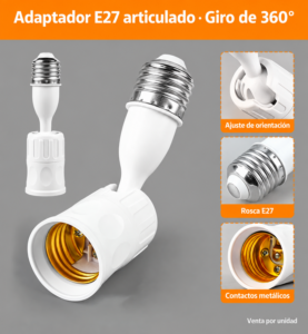 Adaptador Extensor de Foco Giratorio 360° - Imagen 3
