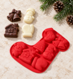 Molde de Silicona Navideño Bota - 7 Cavidades