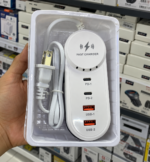 Cargador Múltiple Alta Velocidad con Cable Tipo C Integrado - Imagen 4