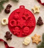 Molde de Silicona Navideño - 7 Cavidades Surtidas