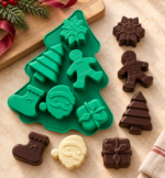 Molde de Silicona Navideño Pino - 6 Cavidades
