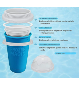 Vaso Magic para Granizados y Helados Frozen - Imagen 5