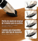 Cortadora de Pelo Inalámbrica USB para Mascotas - Imagen 4