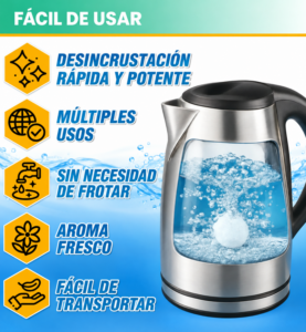 Tabletas Quita Sarro y Descalcificadoras Limpiadoras x 12 - Imagen 4
