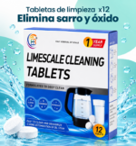 Tabletas Quita Sarro y Descalcificadoras Limpiadoras x 12 - Imagen 2