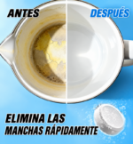 Tabletas Quita Sarro y Descalcificadoras Limpiadoras x 12 - Imagen 5