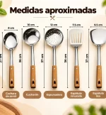 Set de Utensilios de Cocina Premium x 5 - Imagen 4